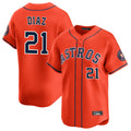 Houston Astros #21 Yainer Diaz Player Orange HOLBERT Home Limited Stitched Jerseys