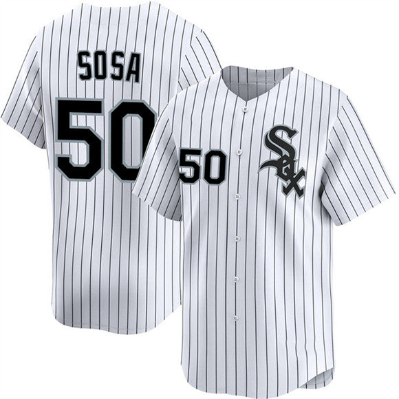 Chicago White Sox #50 Lenyn Sosa White HOLBERT 2025 Home Limited Stitched Jersey