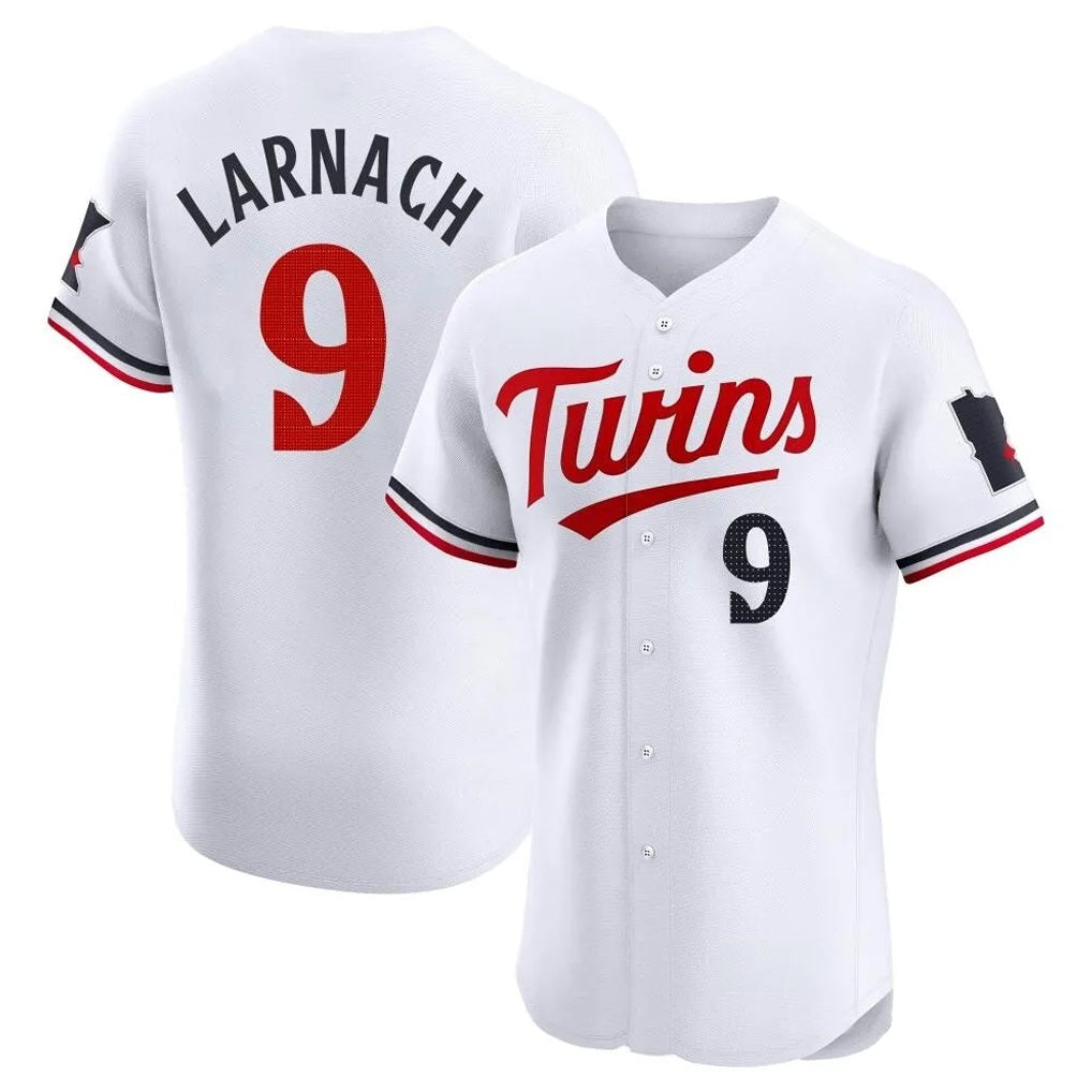 Minnesota Twins #9 Trevor Larnach Player White HOLBERTHome Limited Elite Stitched Jerseys