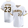 Pittsburgh Pirates #23 Mitch Keller White HOLBERT Home Limited Stitched Jersey