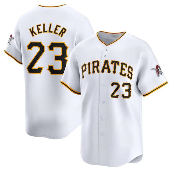 Pittsburgh Pirates #23 Mitch Keller White HOLBERT Home Limited Stitched Jersey
