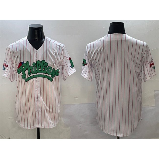 Philadelphia Phillies Blank White HOLBERT Phanatic Limited Stitched Jersey