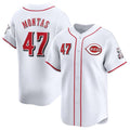 Cincinnati Reds #47 Frankie Montas White HOLBERT Home Limited Stitched Jersey