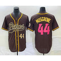 San Diego Padres #44 Joe Musgrove Number Brown HOLBERT NEW 2023 City Connect Cool Base Stitched Jersey