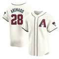 Arizona Diamondbacks #28 Nolan Arenado Player Cream HOLBERT Limited Home Game Stitched Jerseys