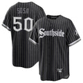 Chicago White Sox #50 Lenyn Sosa Player Black HOLBERT City Connect Home Game Stitched Jerseys