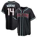 Arizona Diamondbacks #14 Gabriel Moreno Player Black HOLBERT Home Game Stitched Jerseys