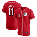 Cincinnati Reds #11 Barry Larkin Player Red HOLBERT Limited Elite Home Game Stitched Jerseys