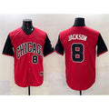 Chicago White Sox #8 Bo Jackson Red Black HOLBERT 2025 City Connect Limited Stitched Jersey