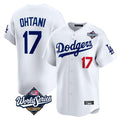 Los Angeles Dodgers #17 Shohei Ohtani Player White HOLBERT World Series Limited Home Stitched Jerseys