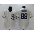 Chicago White Sox #88 Luis Robert 2021 Cream Navy HOLBERT Field of Dreams Name Flex Base Stitched Jersey