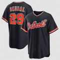 Detroit Tigers #29 Tarik Skubal Navy HOLBERT Alternate Stitched Jersey