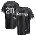 Chicago White Sox #20 Miguel Vargas Player Black HOLBERT City Connect Home Game Stitched Jerseys