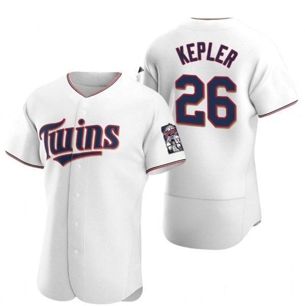 Minnesota Twins #26 Max Kepler White HOLBERT Flex Base Stitched Jersey