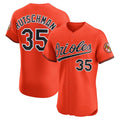Baltimore Orioles #35 Adley Rutschman Orange HOLBERT Alternate 2 Elite Jersey