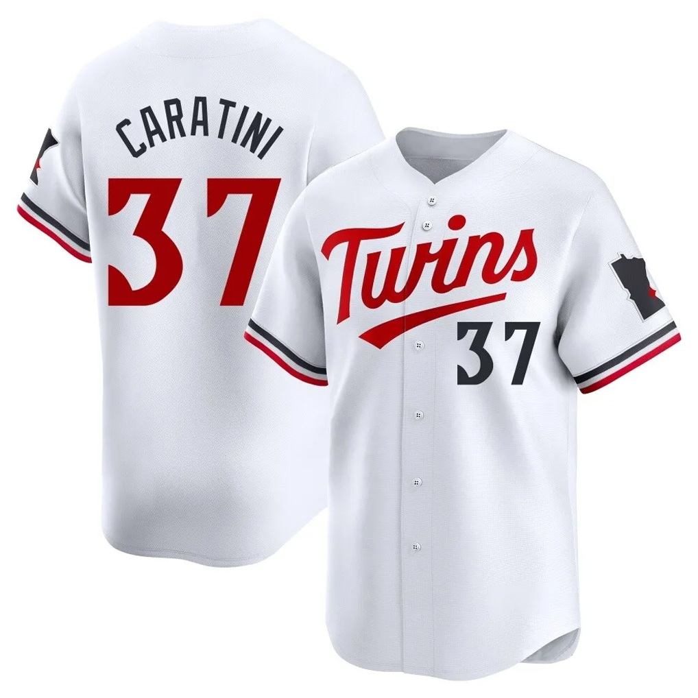 Minnesota Twins #37 Victor Caratini Player White HOLBERTHome Limited Stitched Jerseys