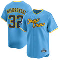 Milwaukee Brewers #32 Jacob Misiorowski Player Light Blue HOLBERT City Connect Home Limited Stitched Jerseys
