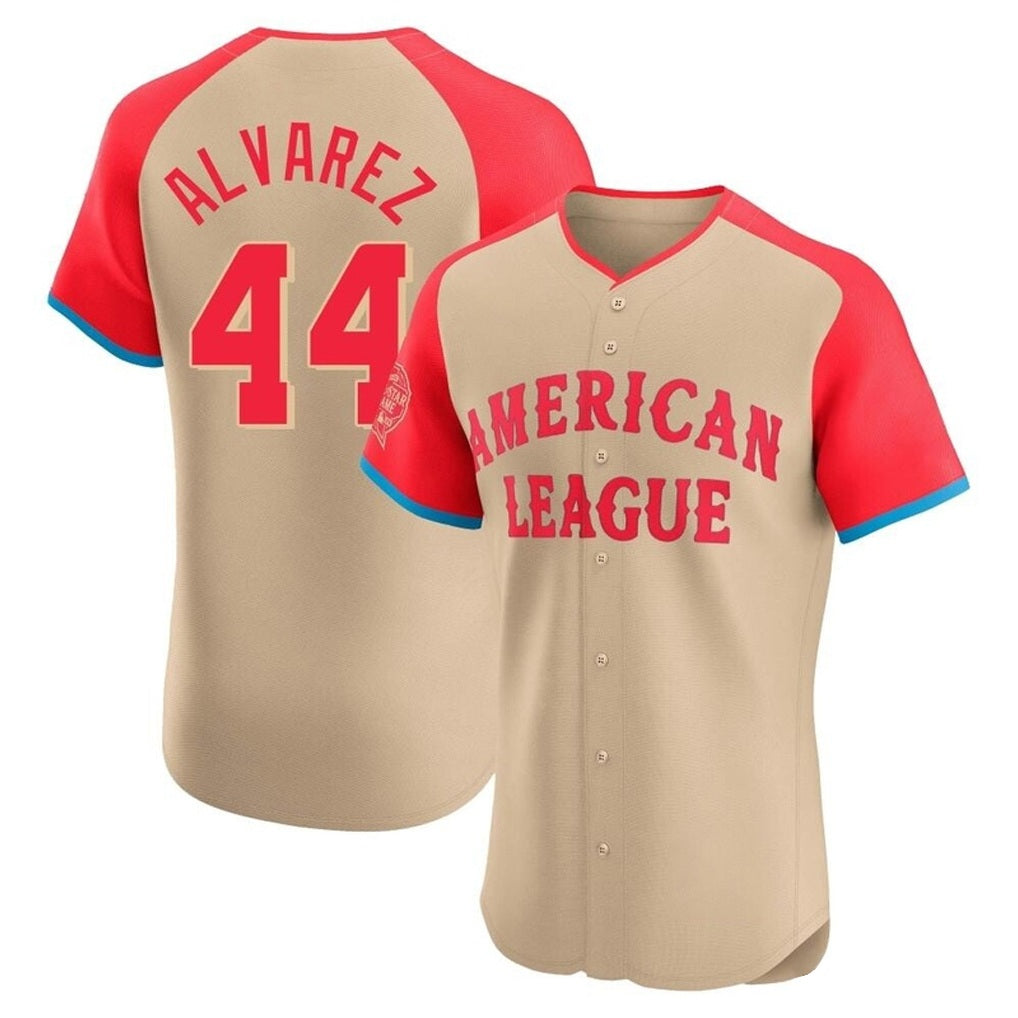 Houston Astros #44 Yordan Alvarez Player Cream HOLBERT American League All-Star Limited Elite Home Stitched Jerseys