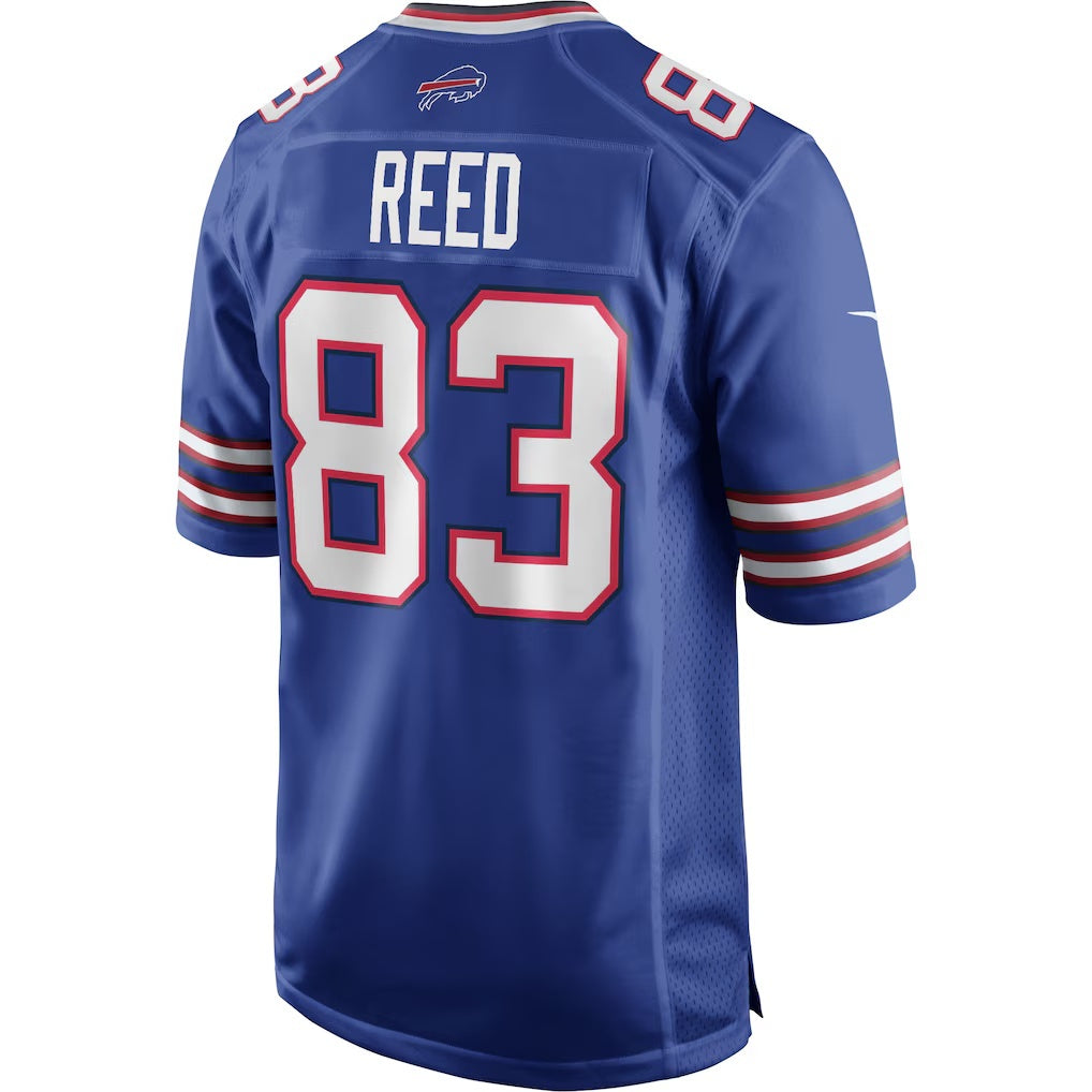 B.Bills #83 Andre Reed Royal HOLBERT Game Retired Player Jersey