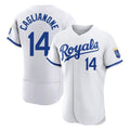 Kansas City Royals #14 Jac Caglianone Player White HOLBERT Limited Elite Home Game Stitched Jerseys