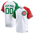 Custom Chicago Cubs Mexico Vapor Premier Limited Jersey V3 ¨C White 2 HOLBERT