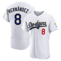 Los Angeles Dodgers #8 Enrique Hern¨¢ndez Player Gold White HOLBERT 2026 Collection Stadium Limited Elite Stitched Jerseys