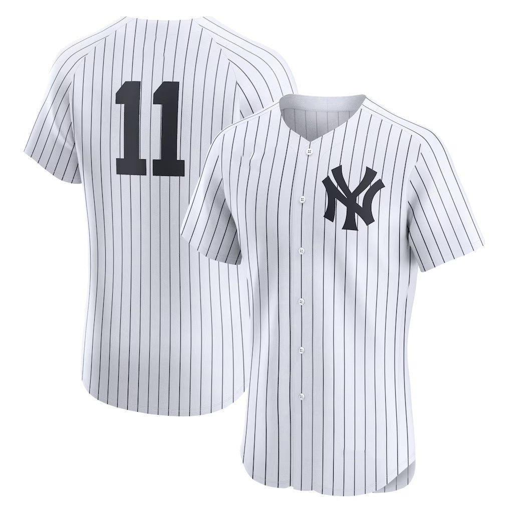 New York Yankees #11 Anthony Volpe White HOLBERT Home Elite Jersey