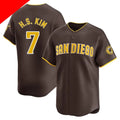 San Diego Padres #7 Ha-Seong Kim Brown HOLBERT Cool Base Stitched Jersey