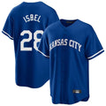 Kansas City Royals #28 Kyle Isbel Player Royal HOLBERT Game Home Stitched Jerseys