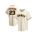 San Francisco Giants #23 Joc Pederson Cream HOLBERT Home Jersey