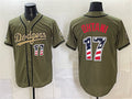 Los Angeles Dodgers #17 Shohei Ohtani Olive HOLBERT 2026 Armed Forces Day 250 Fourth of July Stitched Jersey