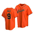 San Francisco Giants #9 Brandon Belt Alternate Orange HOLBERT Jersey