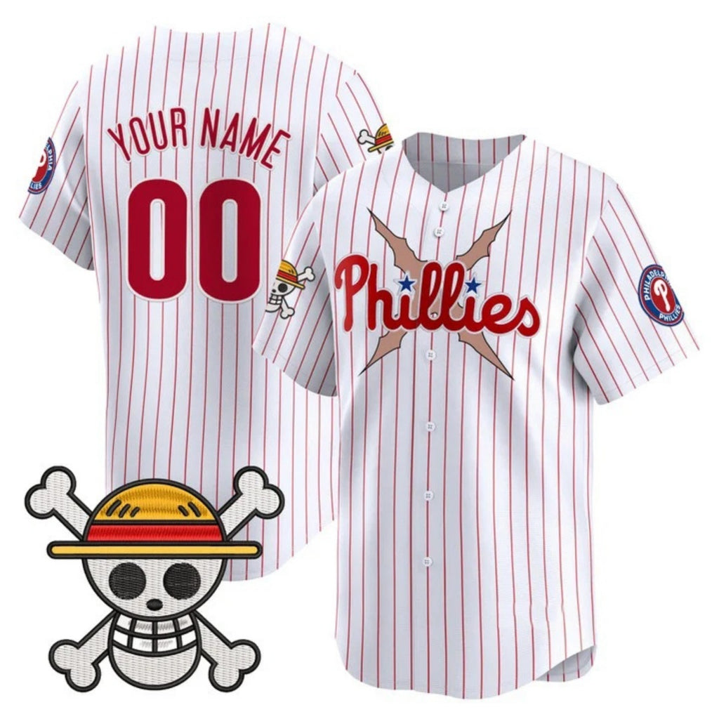 Custom Philadelphia Phillies x One Piece White HOLBERT Vapor Premier Limited Jersey - Stitched