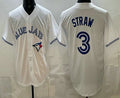 Toronto Blue Jays #3 Myles Straw White HOLBERT Limited Jersey