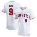 Los Angeles Angels #9 Zach Neto Player White HOLBERT Limited Elite Stitched Home Jerseys