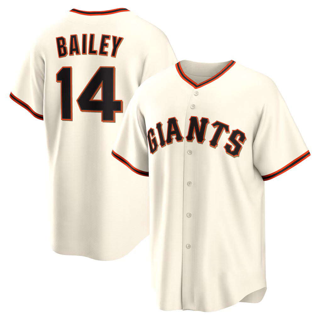 San Francisco Giants #14 Patrick Bailey Cream HOLBERT Home Replica Jersey