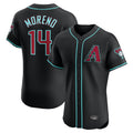 Arizona Diamondbacks #14 Gabriel Moreno Player Black HOLBERT Limited Elite Home Game Stitched Jerseys