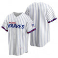 Atlanta Braves Blank 2021 White HOLBERT City Connect Stitched Jersey