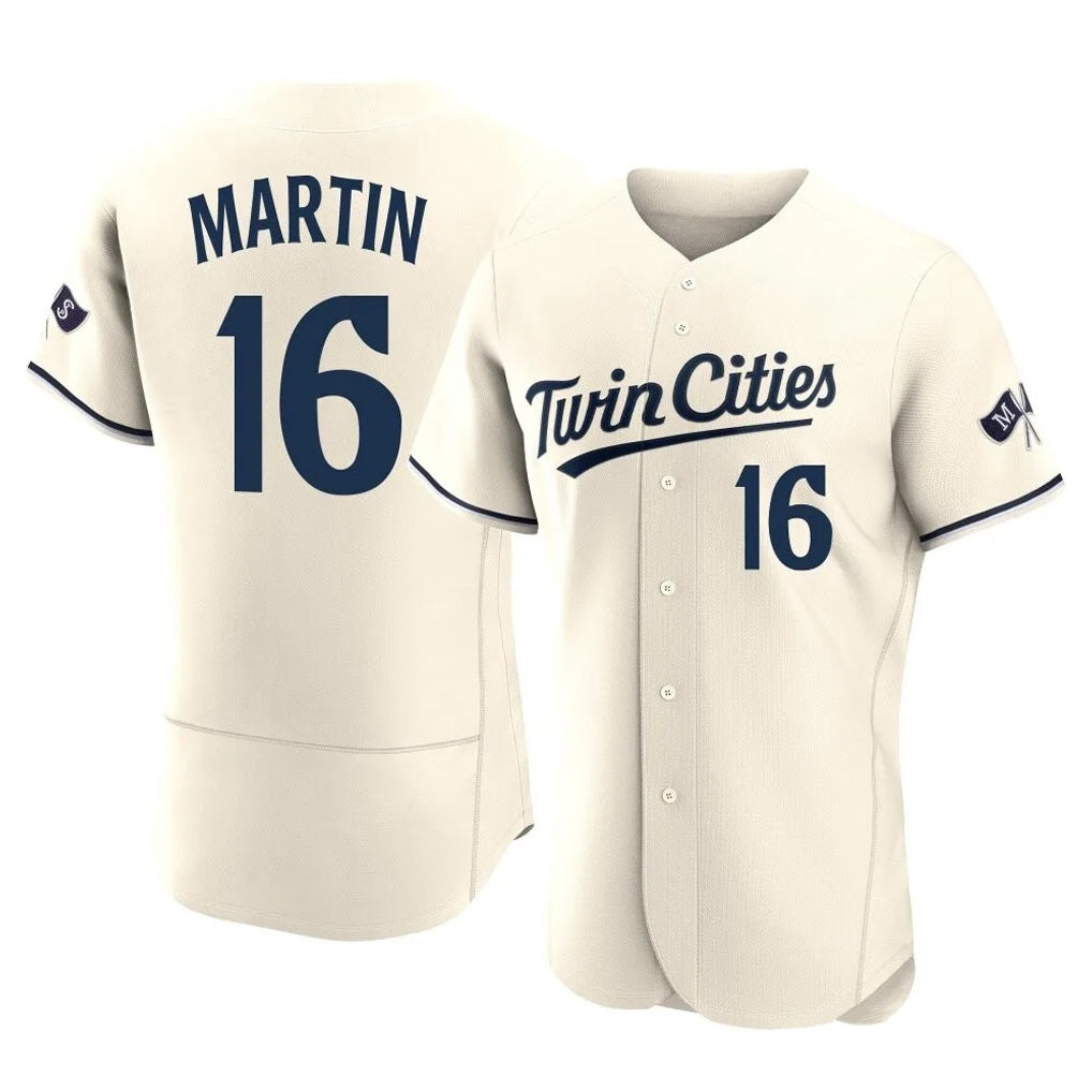 Minnesota Twins #16 Austin Martin Player Cream HOLBERTHome Limited Elite Stitched Jerseys