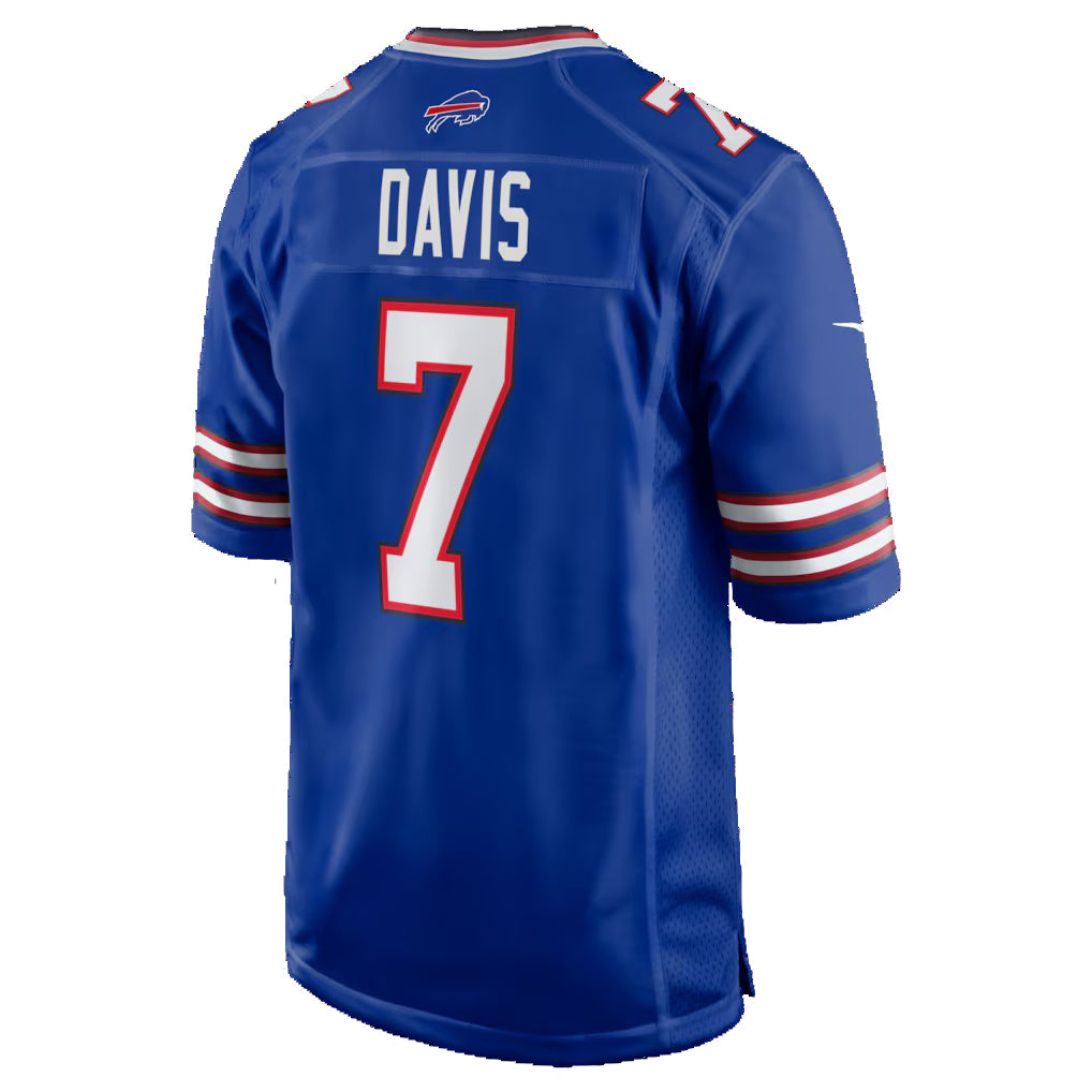 B.Bills #7 Ray Davis Royal HOLBERT Team Game Jersey