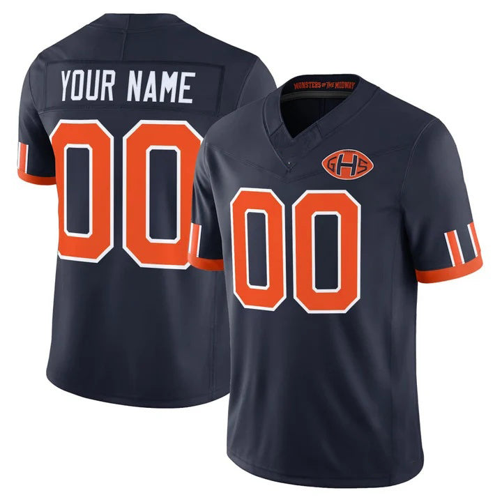 Custom C.Bears Navy Rivalries Jersey HOLBERT - All Stitched Jersey HOLBERT