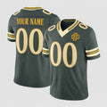 Custom GB.Packers Green Rivalries Jersey HOLBERT - All Stitched Jersey HOLBERT