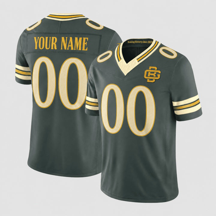 Custom GB.Packers Green Rivalries Jersey HOLBERT - All Stitched Jersey HOLBERT