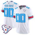 Custom H.Texans White 2026 Rivalries Vapor Limited Jersey HOLBERT - All Stitched Jersey HOLBERT