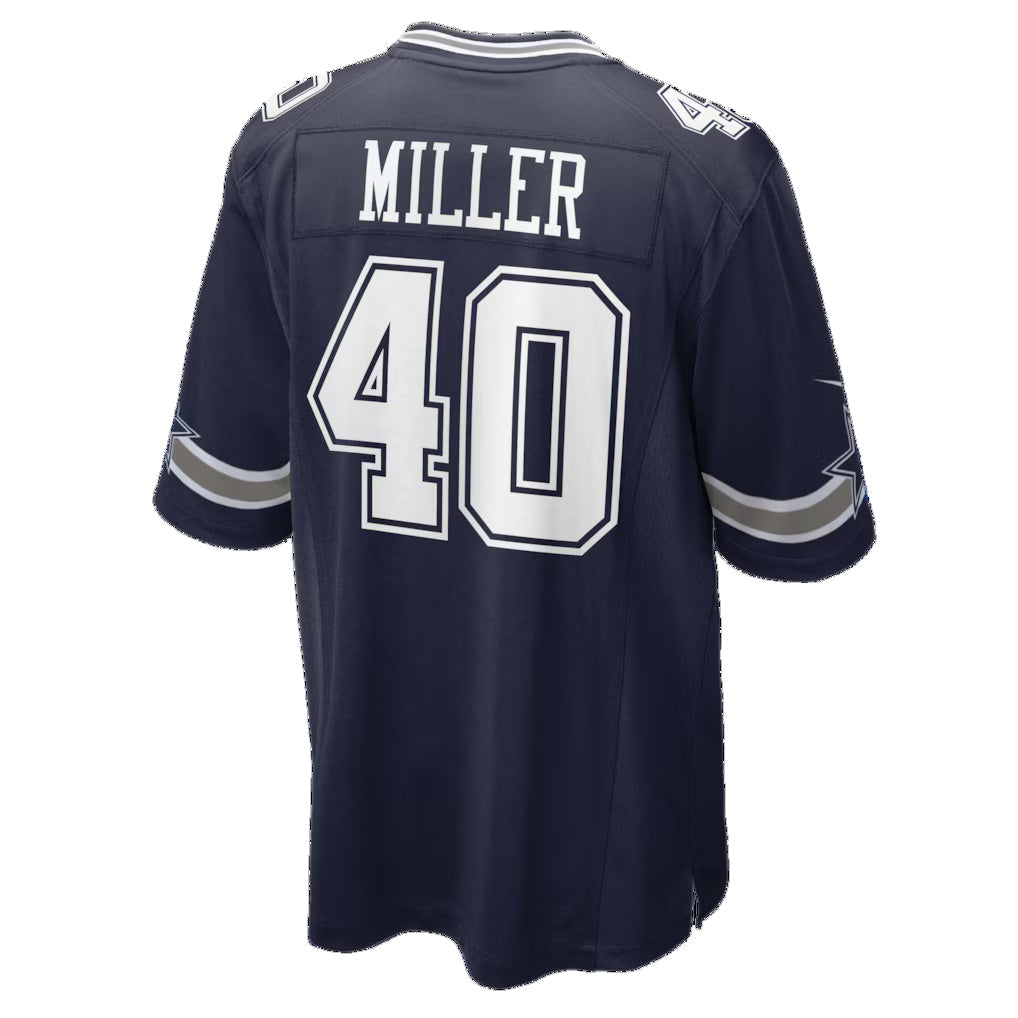 D.Cowboys #40 Von Miller Navy Game Jersey HOLBERT