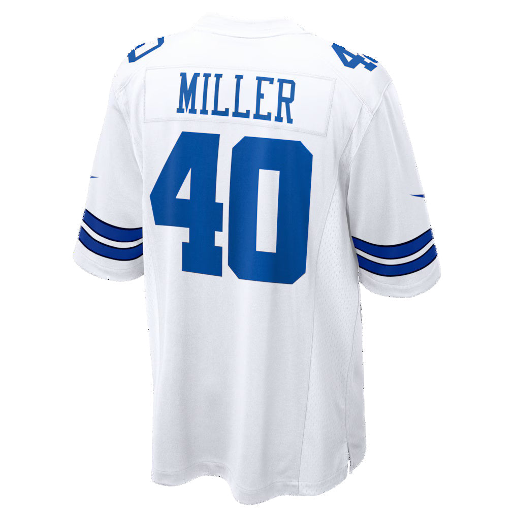 D.Cowboys #40 Von Miller White Game Jersey HOLBERT