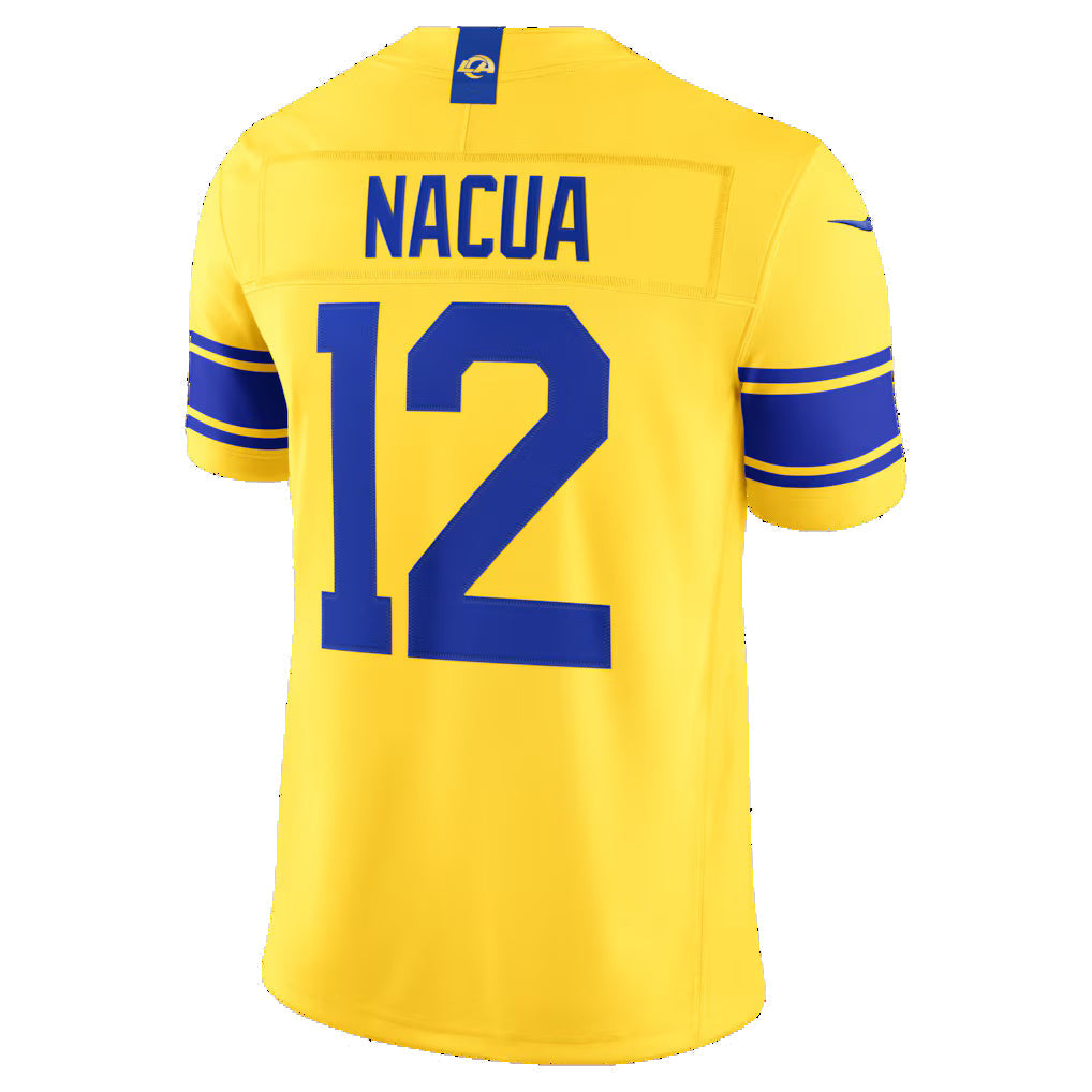 LA.Rams #12 Puka Nacua Classic Sol Vapor F.U.S.E. Stitched Limited Limited Jersey HOLBERT
