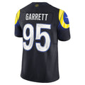 LA.Rams #95 Myles Garrett Dark Blue Rivalries Collection Stitched Limited Jersey HOLBERT