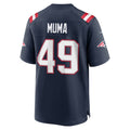 NE.Patriots #49 Chad Muma Navy Team Game Jersey HOLBERT