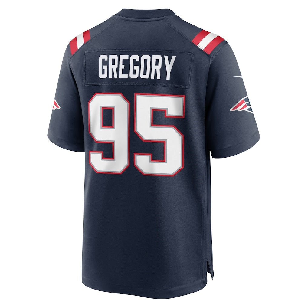 NE.Patriots #95 Eric Gregory Navy Team Game Jersey HOLBERT
